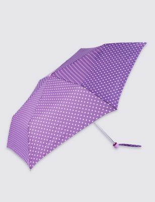 Spotted Compact Umbrella with Stormwear&trade;